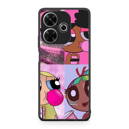 Xiaomi Redmi 13 Bubble Girls Θήκη Αγίου Βαλεντίνου από τη Smartfits με σχέδιο στο πίσω μέρος και μαύρο περίβλημα | Smartphone case with colorful back and black bezels by Smartfits