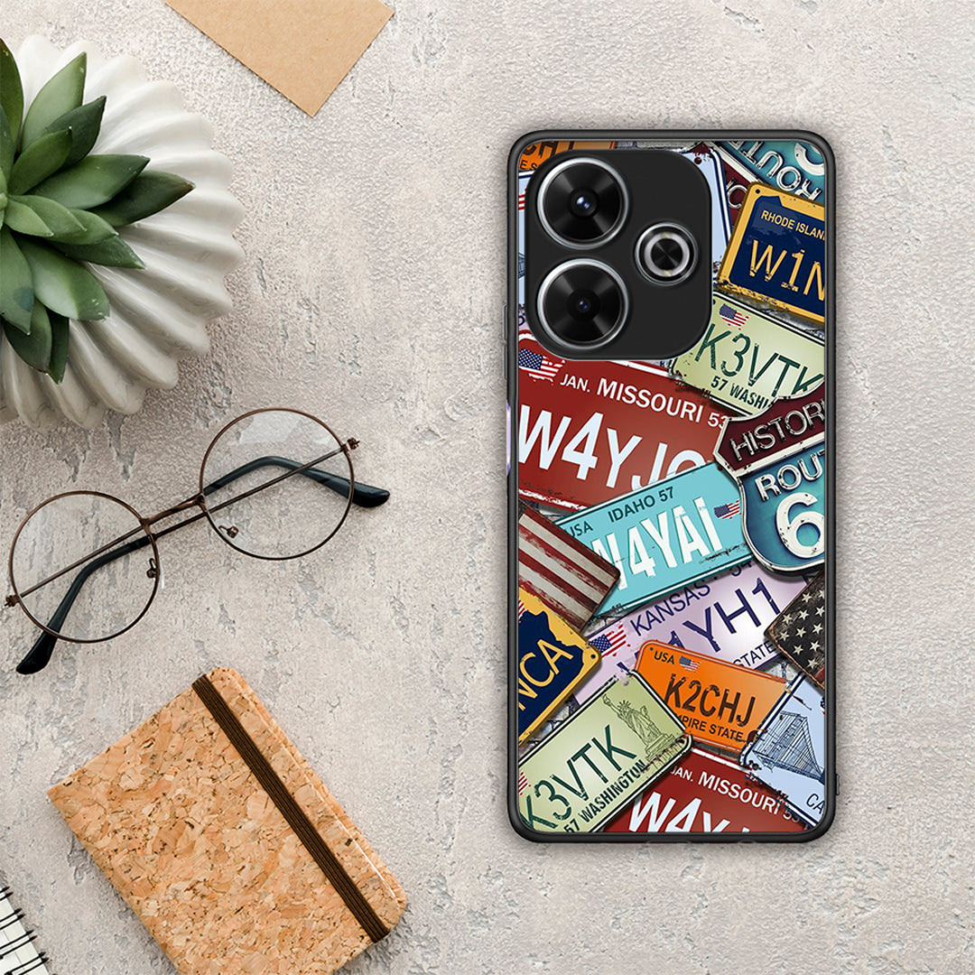 Car Plates - Xiaomi Redmi 13 θήκη