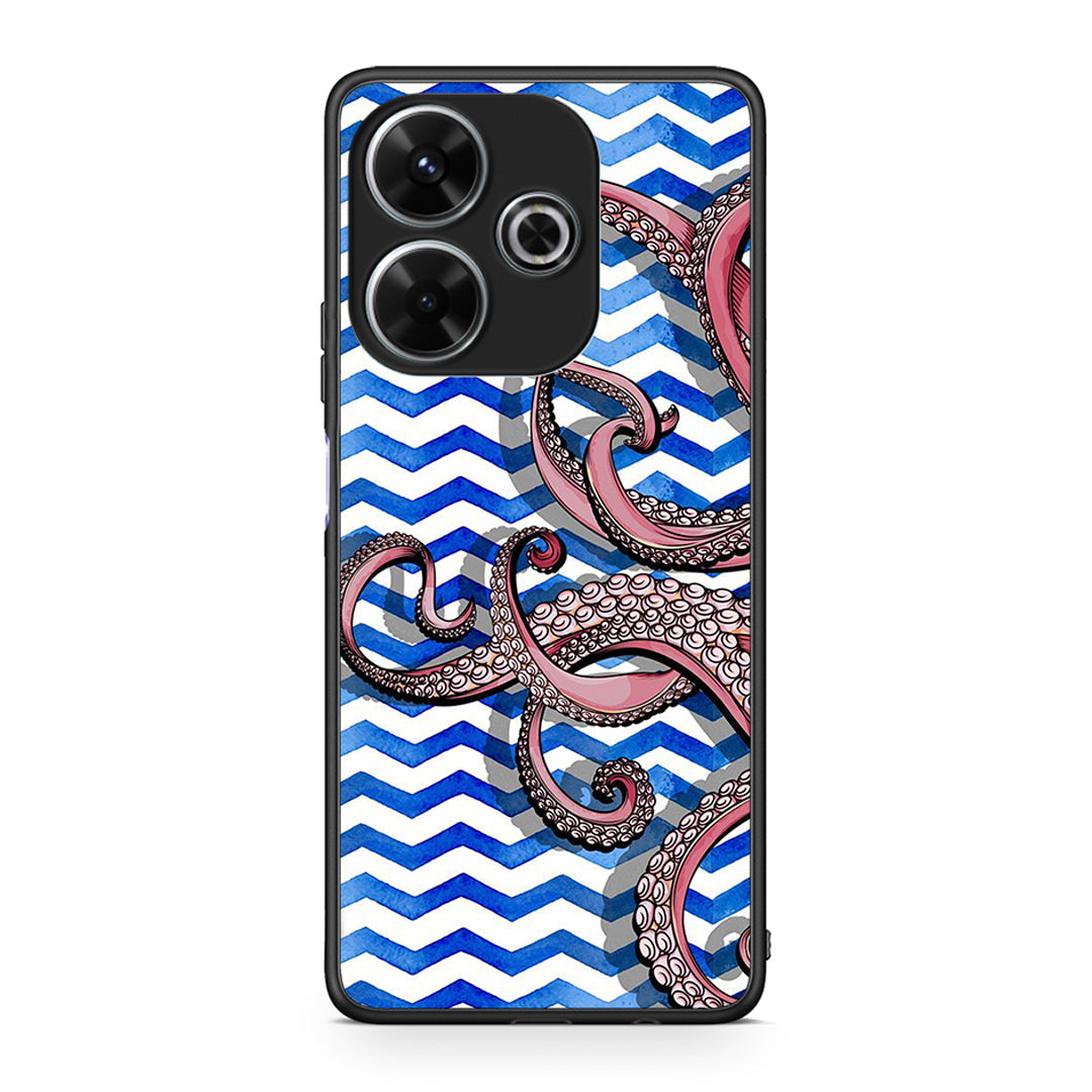 Xiaomi Redmi 13 Chevron Devilfish θήκη από τη Smartfits με σχέδιο στο πίσω μέρος και μαύρο περίβλημα | Smartphone case with colorful back and black bezels by Smartfits