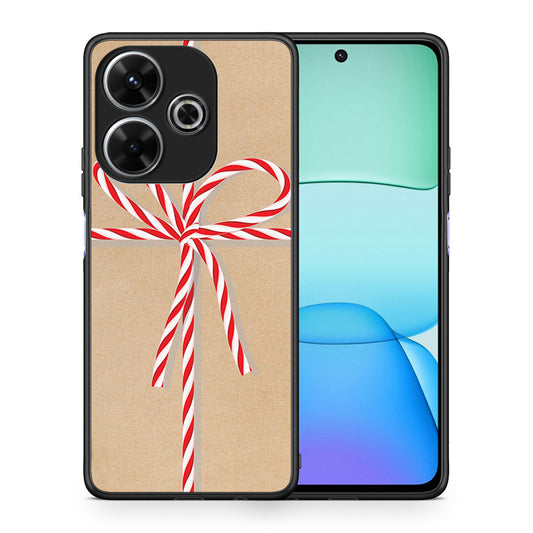 Θήκη Xiaomi Redmi 13 Christmas Gift από τη Smartfits με σχέδιο στο πίσω μέρος και μαύρο περίβλημα | Xiaomi Redmi 13 Christmas Gift case with colorful back and black bezels