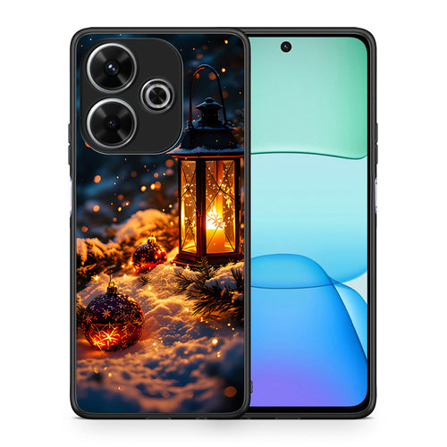 Θήκη Xiaomi Redmi 13 Christmas Ornaments από τη Smartfits με σχέδιο στο πίσω μέρος και μαύρο περίβλημα | Xiaomi Redmi 13 Christmas Ornaments case with colorful back and black bezels