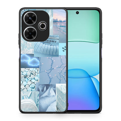 Θήκη Xiaomi Redmi 13 Ciel Aesthetic Collage από τη Smartfits με σχέδιο στο πίσω μέρος και μαύρο περίβλημα | Xiaomi Redmi 13 Ciel Aesthetic Collage case with colorful back and black bezels