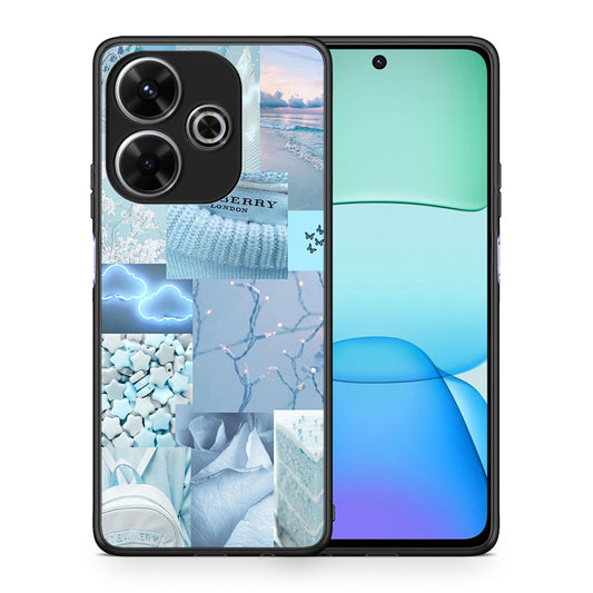 Θήκη Xiaomi Redmi 13 Ciel Aesthetic Collage από τη Smartfits με σχέδιο στο πίσω μέρος και μαύρο περίβλημα | Xiaomi Redmi 13 Ciel Aesthetic Collage case with colorful back and black bezels