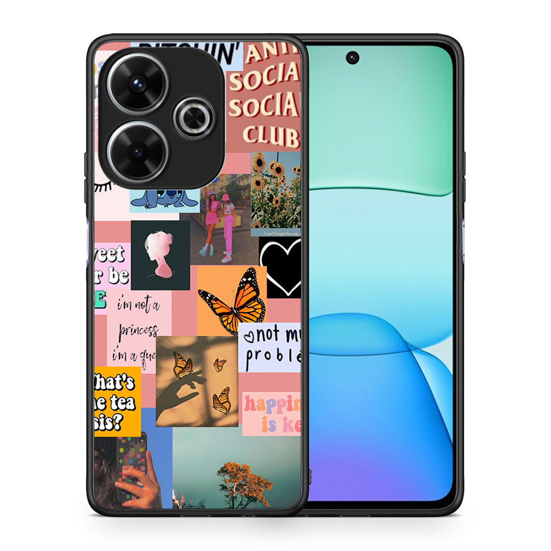 Collage Bitchin - Xiaomi Redmi 13 θήκη