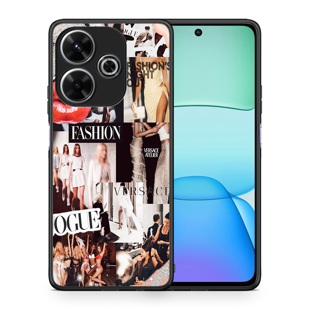 Collage Fashion - Xiaomi Redmi 13 θήκη