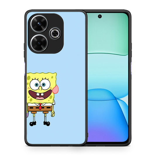 Θήκη Xiaomi Redmi 13 Friends Bob από τη Smartfits με σχέδιο στο πίσω μέρος και μαύρο περίβλημα | Xiaomi Redmi 13 Friends Bob case with colorful back and black bezels