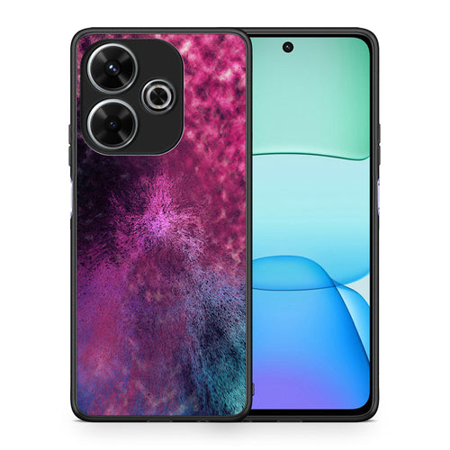 Θήκη Xiaomi Redmi 13 Aurora Galaxy από τη Smartfits με σχέδιο στο πίσω μέρος και μαύρο περίβλημα | Xiaomi Redmi 13 Aurora Galaxy case with colorful back and black bezels