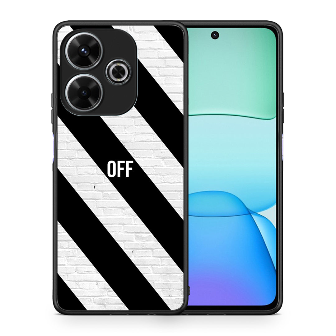 Θήκη Xiaomi Redmi 13 Get Off από τη Smartfits με σχέδιο στο πίσω μέρος και μαύρο περίβλημα | Xiaomi Redmi 13 Get Off case with colorful back and black bezels