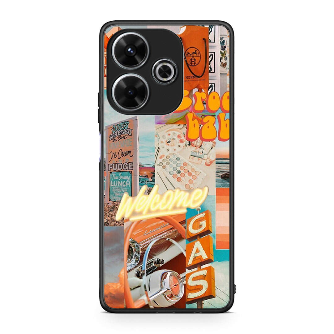 Xiaomi Redmi 13 Groovy Babe Θήκη Αγίου Βαλεντίνου από τη Smartfits με σχέδιο στο πίσω μέρος και μαύρο περίβλημα | Smartphone case with colorful back and black bezels by Smartfits