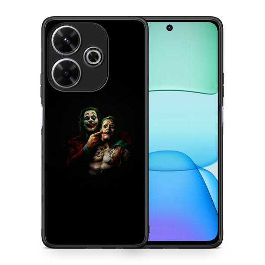 Θήκη Xiaomi Redmi 13 Clown Hero από τη Smartfits με σχέδιο στο πίσω μέρος και μαύρο περίβλημα | Xiaomi Redmi 13 Clown Hero case with colorful back and black bezels