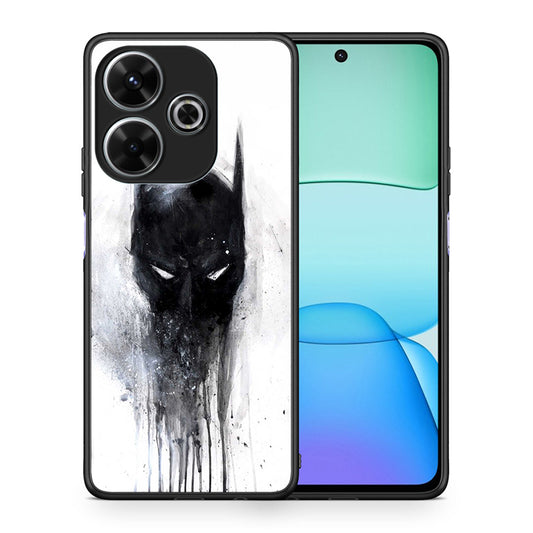 Θήκη Xiaomi Redmi 13 Paint Bat Hero από τη Smartfits με σχέδιο στο πίσω μέρος και μαύρο περίβλημα | Xiaomi Redmi 13 Paint Bat Hero case with colorful back and black bezels