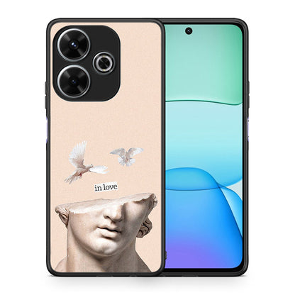 Θήκη Xiaomi Redmi 13 In Love από τη Smartfits με σχέδιο στο πίσω μέρος και μαύρο περίβλημα | Xiaomi Redmi 13 In Love case with colorful back and black bezels