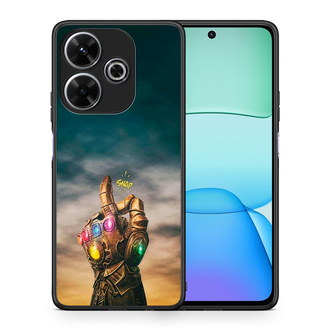 Θήκη Xiaomi Redmi 13 Infinity Snap από τη Smartfits με σχέδιο στο πίσω μέρος και μαύρο περίβλημα | Xiaomi Redmi 13 Infinity Snap case with colorful back and black bezels