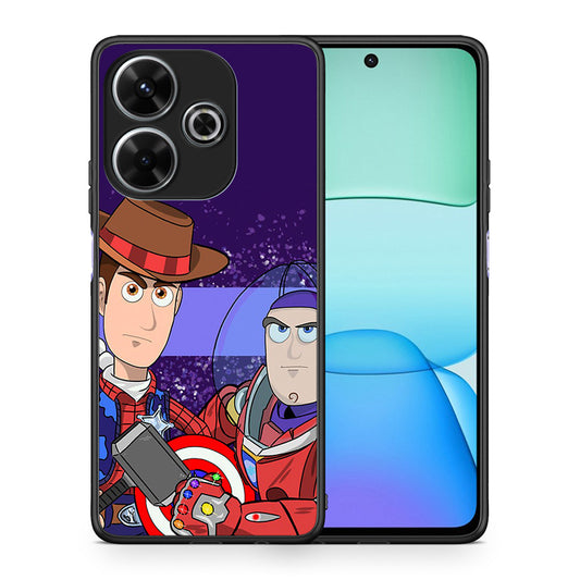 Θήκη Xiaomi Redmi 13 Infinity Story από τη Smartfits με σχέδιο στο πίσω μέρος και μαύρο περίβλημα | Xiaomi Redmi 13 Infinity Story case with colorful back and black bezels