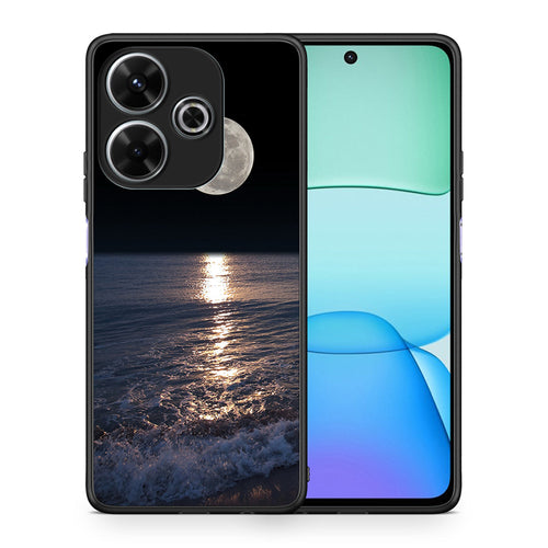 Θήκη Xiaomi Redmi 13 Moon Landscape από τη Smartfits με σχέδιο στο πίσω μέρος και μαύρο περίβλημα | Xiaomi Redmi 13 Moon Landscape case with colorful back and black bezels