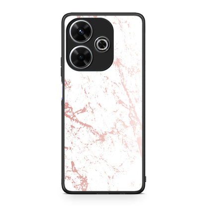 116 - Xiaomi Redmi 13 Pink Splash Marble case, cover, bumper