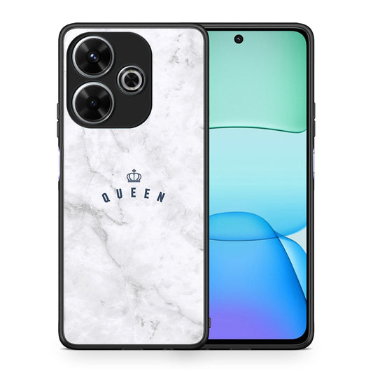 Θήκη Xiaomi Redmi 13 Queen Marble από τη Smartfits με σχέδιο στο πίσω μέρος και μαύρο περίβλημα | Xiaomi Redmi 13 Queen Marble case with colorful back and black bezels