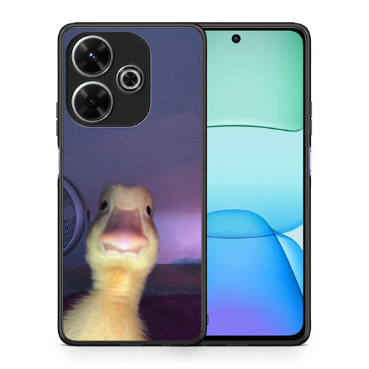 Θήκη Xiaomi Redmi 13 Meme Duck από τη Smartfits με σχέδιο στο πίσω μέρος και μαύρο περίβλημα | Xiaomi Redmi 13 Meme Duck case with colorful back and black bezels