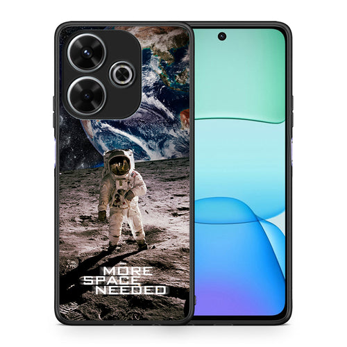 Θήκη Xiaomi Redmi 13 More Space από τη Smartfits με σχέδιο στο πίσω μέρος και μαύρο περίβλημα | Xiaomi Redmi 13 More Space case with colorful back and black bezels