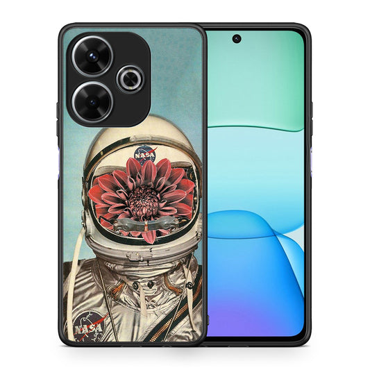 Θήκη Xiaomi Redmi 13 Nasa Bloom από τη Smartfits με σχέδιο στο πίσω μέρος και μαύρο περίβλημα | Xiaomi Redmi 13 Nasa Bloom case with colorful back and black bezels