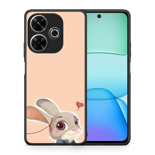 Θήκη Xiaomi Redmi 13 Nick Wilde And Judy Hopps Love 2 από τη Smartfits με σχέδιο στο πίσω μέρος και μαύρο περίβλημα | Xiaomi Redmi 13 Nick Wilde And Judy Hopps Love 2 case with colorful back and black bezels