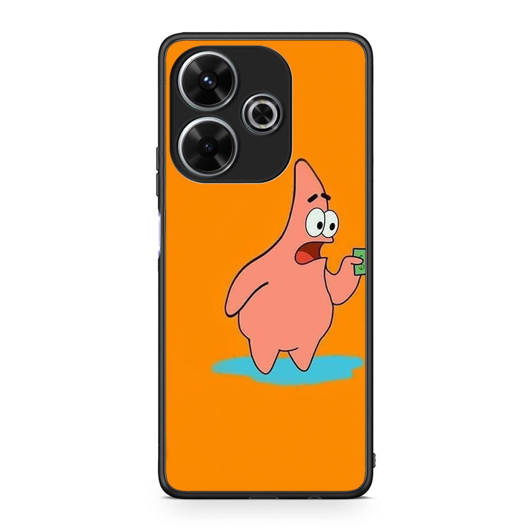 Xiaomi Redmi 13 No Money 1 Θήκη Αγίου Βαλεντίνου από τη Smartfits με σχέδιο στο πίσω μέρος και μαύρο περίβλημα | Smartphone case with colorful back and black bezels by Smartfits