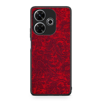 Xiaomi Redmi 13 Paisley Cashmere θήκη από τη Smartfits με σχέδιο στο πίσω μέρος και μαύρο περίβλημα | Smartphone case with colorful back and black bezels by Smartfits