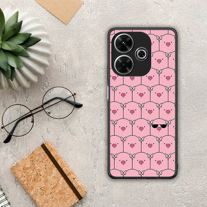 Pig Glasses - Xiaomi Redmi 13 θήκη