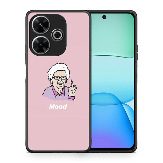 Θήκη Xiaomi Redmi 13 Mood PopArt από τη Smartfits με σχέδιο στο πίσω μέρος και μαύρο περίβλημα | Xiaomi Redmi 13 Mood PopArt case with colorful back and black bezels