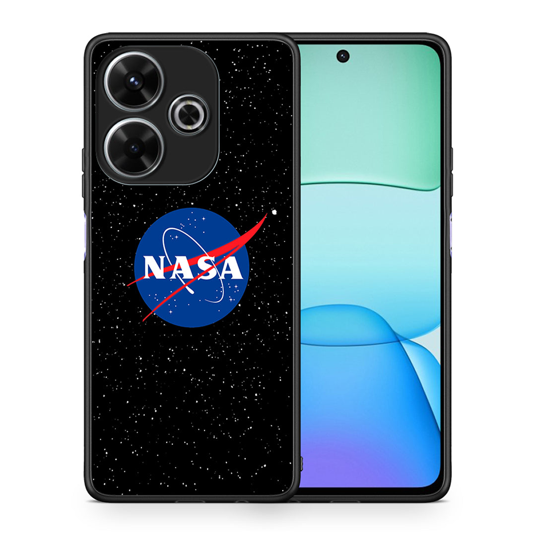 Θήκη Xiaomi Redmi 13 NASA PopArt από τη Smartfits με σχέδιο στο πίσω μέρος και μαύρο περίβλημα | Xiaomi Redmi 13 NASA PopArt case with colorful back and black bezels