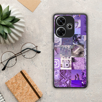 Purple Aesthetic Collage - Xiaomi Redmi 13 θήκη