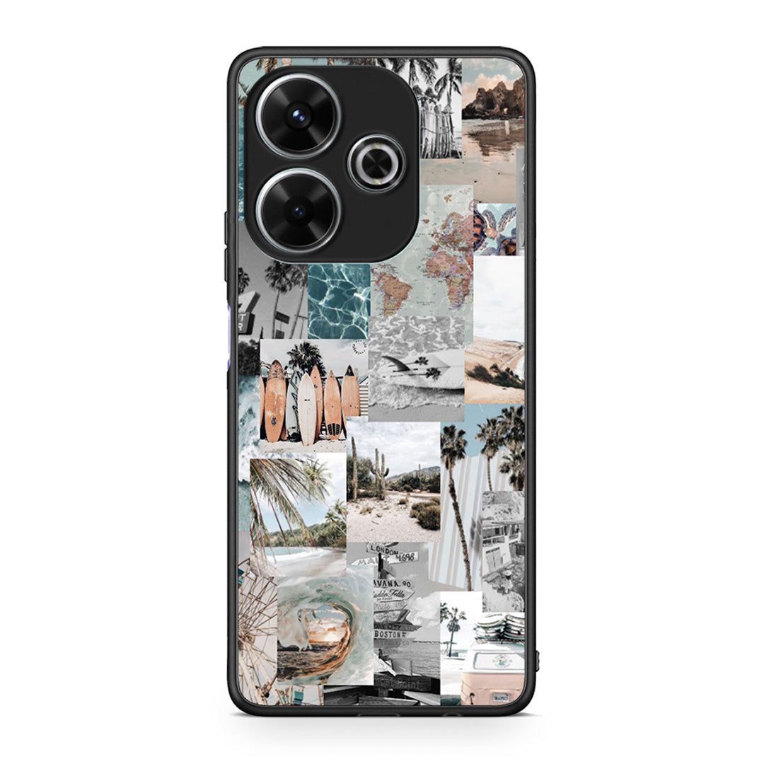 Xiaomi Redmi 13 Retro Beach Life Θήκη από τη Smartfits με σχέδιο στο πίσω μέρος και μαύρο περίβλημα | Smartphone case with colorful back and black bezels by Smartfits