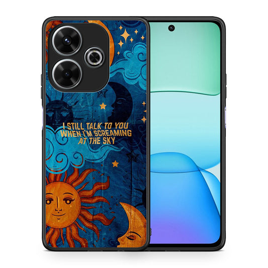 Θήκη Xiaomi Redmi 13 Screaming Sky από τη Smartfits με σχέδιο στο πίσω μέρος και μαύρο περίβλημα | Xiaomi Redmi 13 Screaming Sky case with colorful back and black bezels