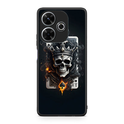 Xiaomi Redmi 13 Skull King Ace θήκη από τη Smartfits με σχέδιο στο πίσω μέρος και μαύρο περίβλημα | Smartphone case with colorful back and black bezels by Smartfits