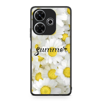 Xiaomi Redmi 13 Summer Daisies Θήκη από τη Smartfits με σχέδιο στο πίσω μέρος και μαύρο περίβλημα | Smartphone case with colorful back and black bezels by Smartfits