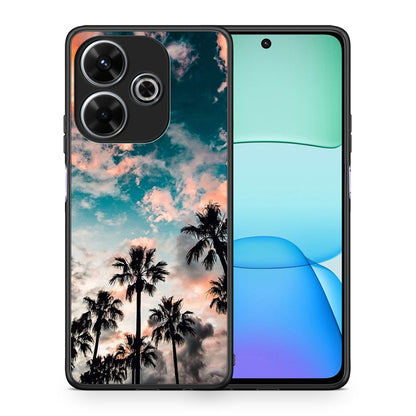 Θήκη Xiaomi Redmi 13 Sky Summer από τη Smartfits με σχέδιο στο πίσω μέρος και μαύρο περίβλημα | Xiaomi Redmi 13 Sky Summer case with colorful back and black bezels