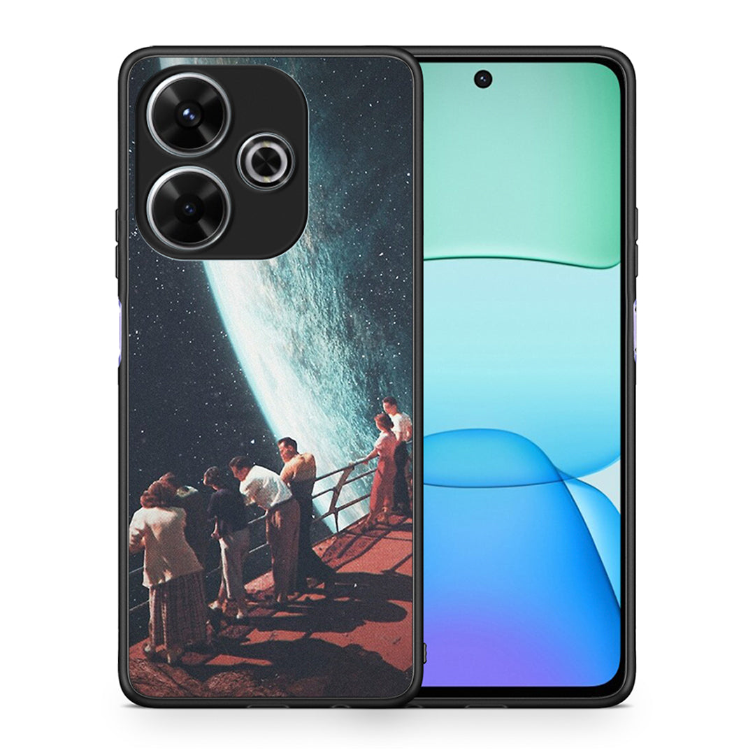 Θήκη Xiaomi Redmi 13 Surreal View από τη Smartfits με σχέδιο στο πίσω μέρος και μαύρο περίβλημα | Xiaomi Redmi 13 Surreal View case with colorful back and black bezels