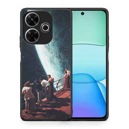 Θήκη Xiaomi Redmi 13 Surreal View από τη Smartfits με σχέδιο στο πίσω μέρος και μαύρο περίβλημα | Xiaomi Redmi 13 Surreal View case with colorful back and black bezels