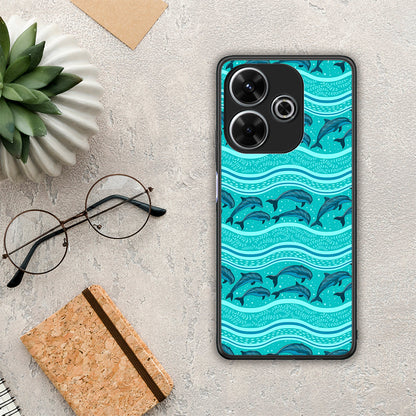 Swimming Dolphins - Xiaomi Redmi 13 θήκη