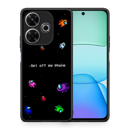 Θήκη Xiaomi Redmi 13 AFK Text από τη Smartfits με σχέδιο στο πίσω μέρος και μαύρο περίβλημα | Xiaomi Redmi 13 AFK Text case with colorful back and black bezels