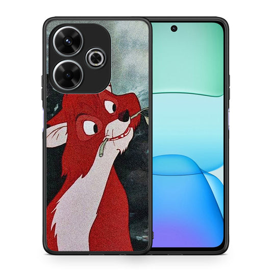 Θήκη Xiaomi Redmi 13 Tod And Vixey Love 1 από τη Smartfits με σχέδιο στο πίσω μέρος και μαύρο περίβλημα | Xiaomi Redmi 13 Tod And Vixey Love 1 case with colorful back and black bezels