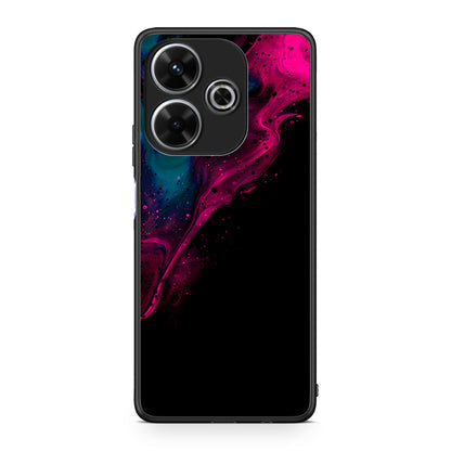 4 - Xiaomi Redmi 13 Pink Black Watercolor case, cover, bumper