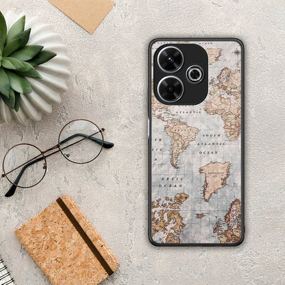 World Map - Xiaomi Redmi 13 θήκη