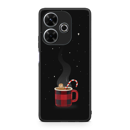 Xiaomi Redmi 13 Xmas Bathing θήκη από τη Smartfits με σχέδιο στο πίσω μέρος και μαύρο περίβλημα | Smartphone case with colorful back and black bezels by Smartfits