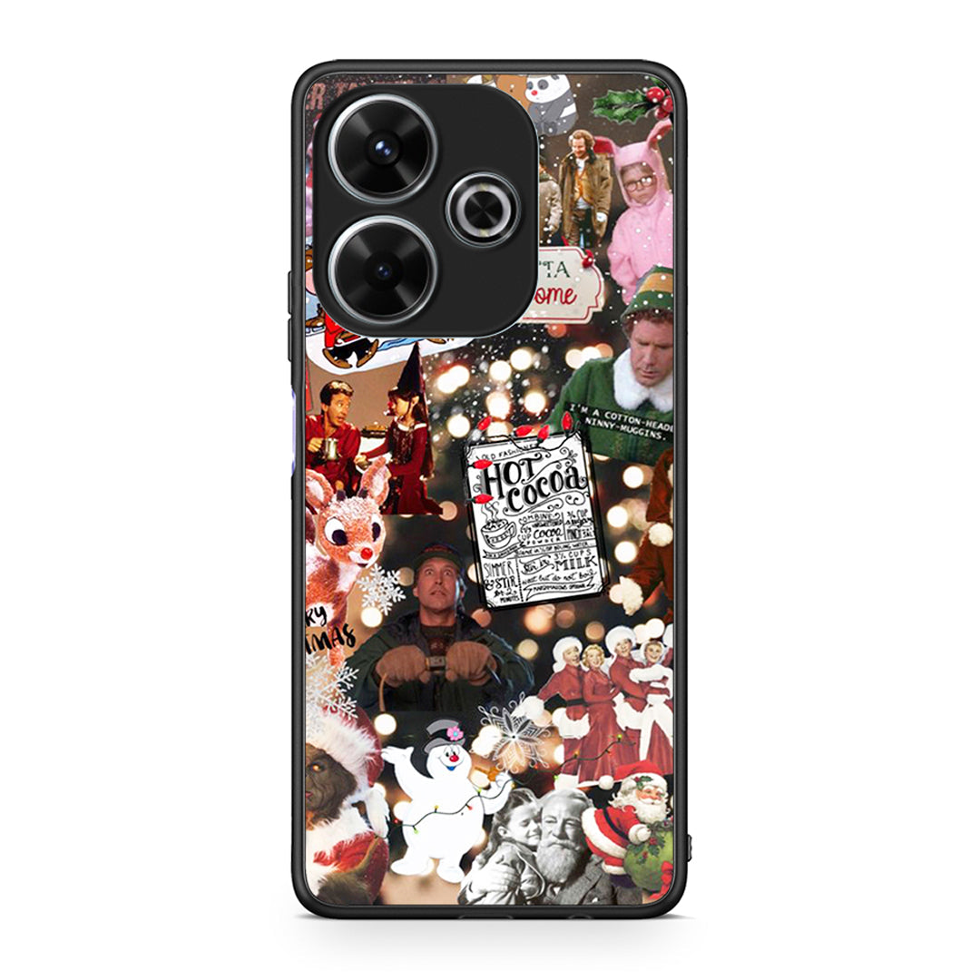 Xiaomi Redmi 13 Xmas Movies θήκη από τη Smartfits με σχέδιο στο πίσω μέρος και μαύρο περίβλημα | Smartphone case with colorful back and black bezels by Smartfits