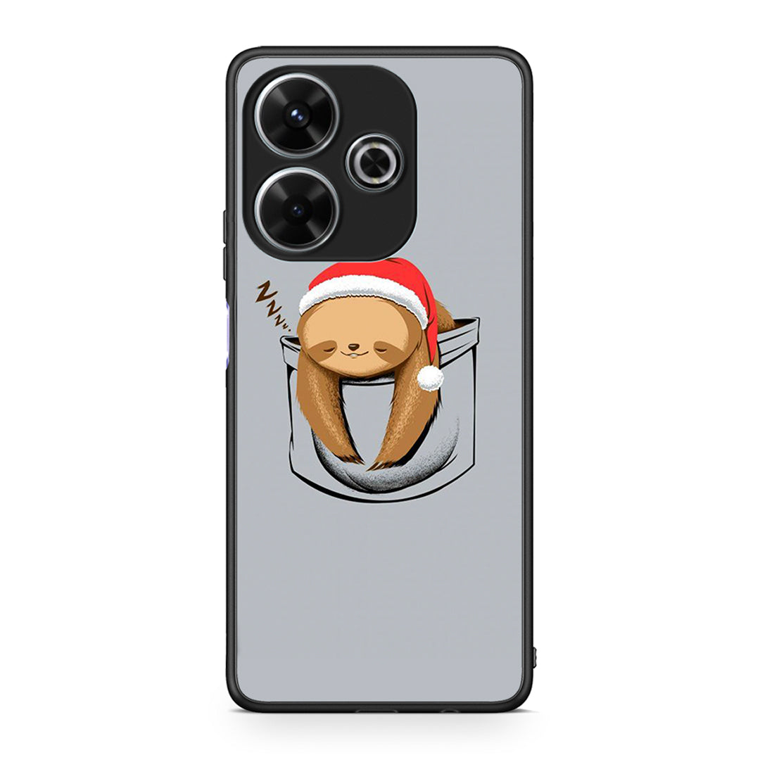 Xiaomi Redmi 13 Xmas Zzzz θήκη από τη Smartfits με σχέδιο στο πίσω μέρος και μαύρο περίβλημα | Smartphone case with colorful back and black bezels by Smartfits