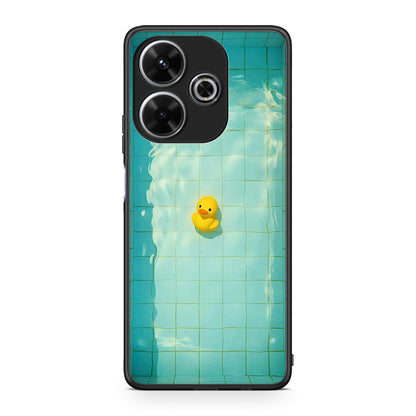 Xiaomi Redmi 13 Yellow Duck θήκη από τη Smartfits με σχέδιο στο πίσω μέρος και μαύρο περίβλημα | Smartphone case with colorful back and black bezels by Smartfits