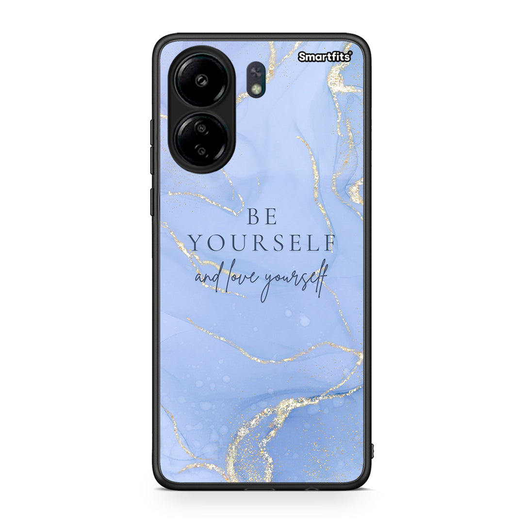 Xiaomi Poco C65 Be Yourself θήκη από τη Smartfits με σχέδιο στο πίσω μέρος και μαύρο περίβλημα | Smartphone case with colorful back and black bezels by Smartfits