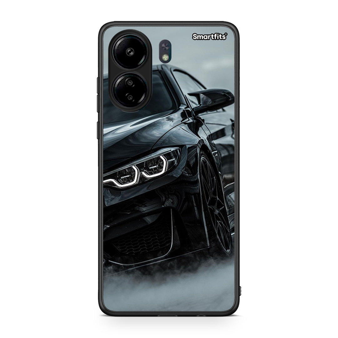 Xiaomi Poco C65 Black BMW θήκη από τη Smartfits με σχέδιο στο πίσω μέρος και μαύρο περίβλημα | Smartphone case with colorful back and black bezels by Smartfits