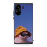 Thumbnail for Xiaomi Poco C65 Cat Diva θήκη από τη Smartfits με σχέδιο στο πίσω μέρος και μαύρο περίβλημα | Smartphone case with colorful back and black bezels by Smartfits